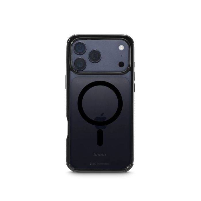 Hama Extreme Protect Funda para iPhone 17 Pro Max - Magnetico - Antideslizante - Policarbonato - Proteccion D3O - Bordes Elevado
