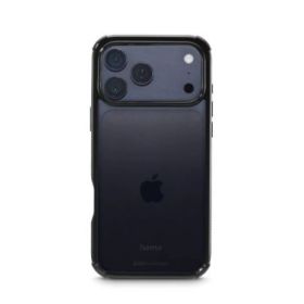 Hama Extreme Protect Funda para iPhone 17 Pro Max - Antideslizante - Policarbonato - Proteccion D3O - Bordes Elevados - Color Ne