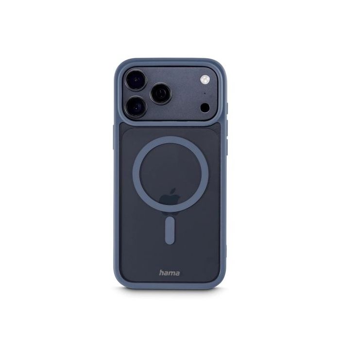 Hama Frame Protect Funda para iPhone 17 Pro Max - Antideslizante - Magnetico - Policarbonato y Poliuretano Termoplastico - Borde