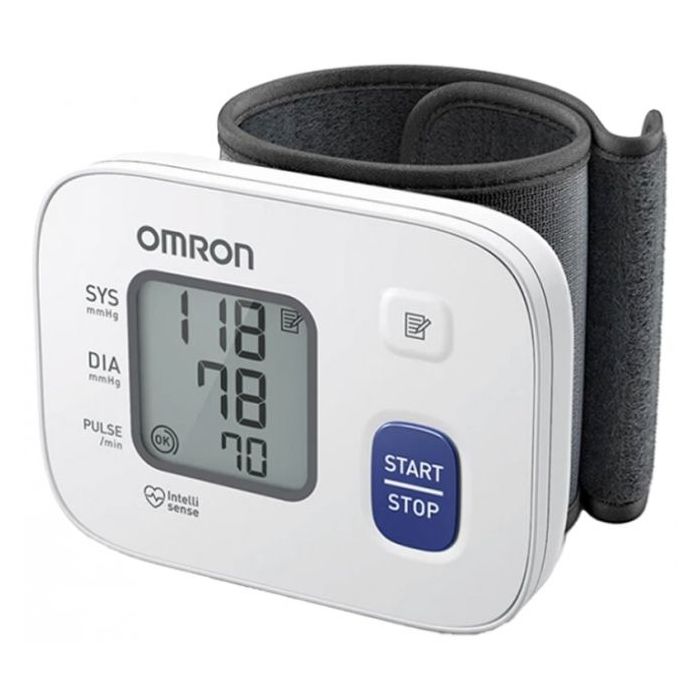 Omron RS2 Tensiometro de Muñeca - Deteccion Latido Arritmico - Intellisense - Deteccion Hipertension - Memoria 30 Lecturas - Col