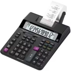 Casio HR-200RCE Calculadora Impresora de Sobremesa 12 Digitos - Impresion en 2 Colores - Funcion de Reimpresion/Impresion Poster