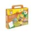 Jovi Play - Fun Kit Pinta con Arena Animals con 8 Botes de Arena + 1 Punzon + 3 Laminas con Diseños de Animales Terrestres - Col