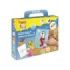 Jovi Play - Fun Kit Pinta con Arena Ocean con 8 Botes de Arena + 1 Punzon + 3 Laminas con Diseños de Animales Acuaticos - Colore