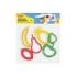 Jovi Modelling Accessories Bolsa Colgable con 6 Moldes de Corte Frutas - Moldes de Plastico para Plastilina - Formas de Fruta -