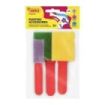 Jovi Painting Accessories Pack de 3 Pinceles de Espuma - Tamaños Diferentes - Especiales para Pintura de Dedos - Faciles de Limp