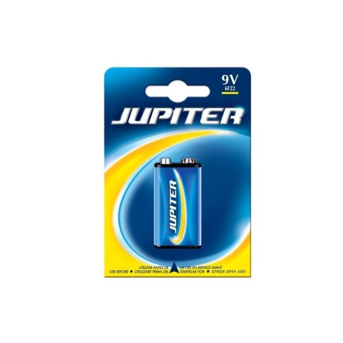 Jupiter Pack de 1 Pila Salina 6F22 - Pila Salina para Aparatos de Bajo Consumo