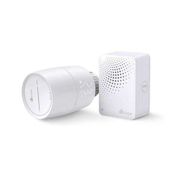 TP-Link Kasa KE100 KIT Smart Termostato de Radiador Inteligente con Centralita - WiFi - Temporizador - Proteccion contra Heladas