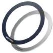 Vention Pack de 2 Anillos para Soportes Magneticos - Universal - Adhesivo de Doble Cara - Metal Ultrafino - Color Gris