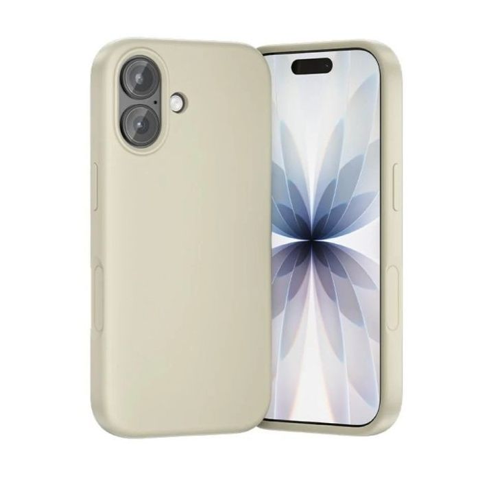 Vention Funda de Silicona para Iphone 17 - Anillo Magnetico MagSafe - Incluye Accesorios - Color Beige