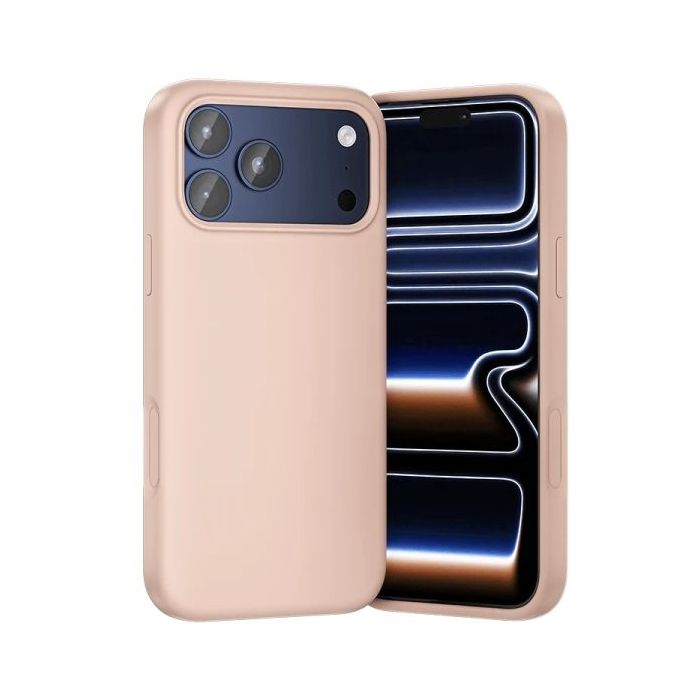 Vention Funda de Silicona para Iphone 17 Pro - Anillo Magnetico MagSafe - Incluye Accesorios - Color Rosa