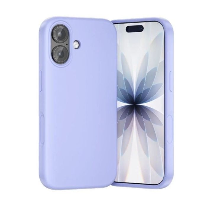 Vention Funda de Silicona para Iphone 17 - Anillo Magnetico MagSafe - Compatible con Carga Inalambrica - Color Purpura