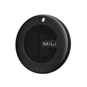 Leotec Easy Tag Negro + Llavero Marron - Compatible con IOS/Android - Color Negro/Marron