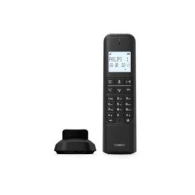 Philips Telefono Dect Inalambrico Independiente - Autonomia hasta 14h - Bateria 500mAh - Cable 1.8m - Pantalla 1.8  - Recargable