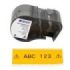 Brady M5C-1500-595-YL-BK Cinta de Etiquetas Original Vinilo - Texto Negro sobre Fondo Amarillo - Ancho 38,10mm x 7,62m