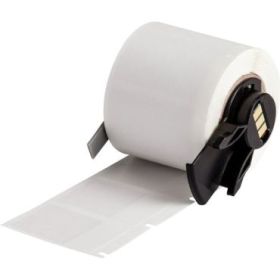 Brady M6-31-427 Cinta de 250 Etiquetas Originales de Vinilo Envolventes y Autolaminables - Texto Negro sobre Fondo Blanco - Anch