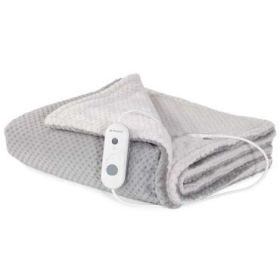 Orbegozo MAH 2050 Manta Electrica Confort Gris y Blanco - Calor Uniforme y Persistente - Proteccion contra Sobrecalentamiento -