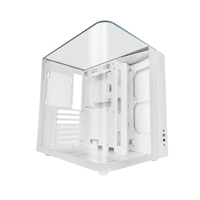 Mars Gaming MC-INFINIOLITE Caja Torre ATX - Estructura de Doble Camara - Vidrio Templado Curvo y Superior - USB-C - USB 3.0 - US