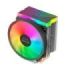 Mars Gaming MCPU44 Ventilador CPU Dual 110mm con Disipador 4 Heatpipes - Iluminacion ARGB - Velocidad Max. 1600rpm - Color Negro