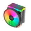 Mars Gaming MCPU44 Ventilador CPU Dual 110mm con Disipador 4 Heatpipes - Iluminacion ARGB - Velocidad Max. 1600rpm - Color Negro