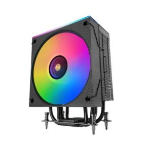 Mars Gaming MCPU-LCD Disipador CPU - Potencia TDP hasta 300W - 6 Tubos HCT - Ventilador PWM FDB de 120mm - Pantalla LCD - Cable