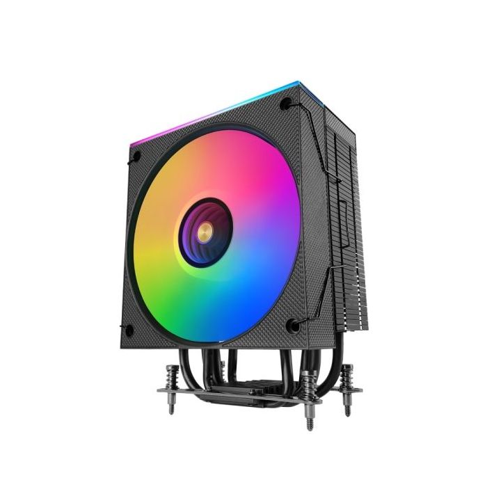 Mars Gaming MCPU-LCD Disipador CPU - Potencia TDP hasta 300W - 6 Tubos HCT - Ventilador PWM FDB de 120mm - Pantalla LCD - Cable
