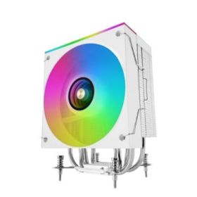 Mars Gaming MCPU-LCD Disipador CPU - Potencia TDP hasta 300W - 6 Tubos HCT - Ventilador PWM FDB de 120mm - Pantalla LCD - Cable