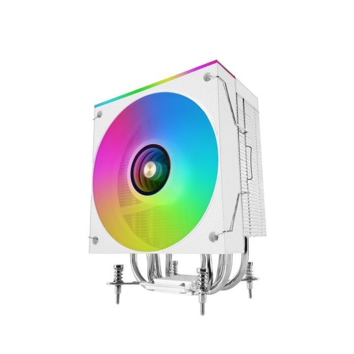 Mars Gaming MCPU-LCD Disipador CPU - Potencia TDP hasta 300W - 6 Tubos HCT - Ventilador PWM FDB de 120mm - Pantalla LCD - Cable