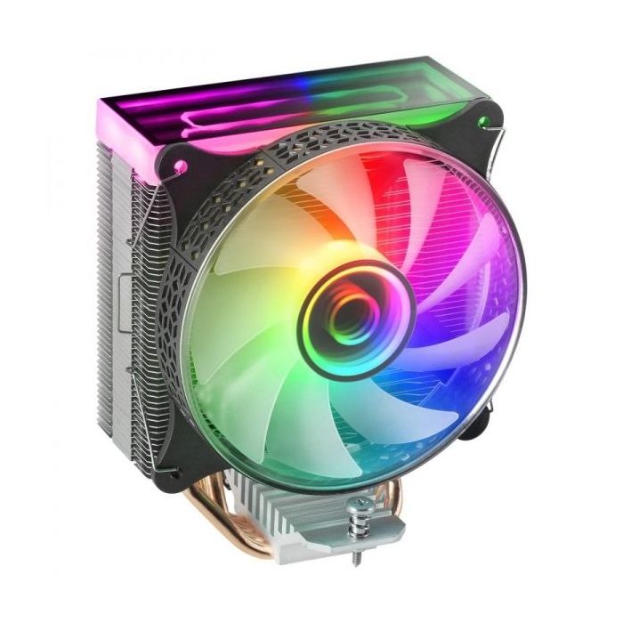 Mars Gaming MCPU-VR Disipador CPU - Soporta hasta 180W TDP - Doble Espejo Infinito ARGB - Multisocket Universal - Control Ilumin