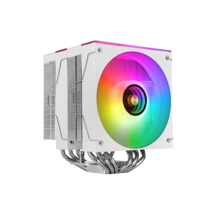 Mars Gaming MCPU-X26 Disipador CPU - Potencia TDP hasta 350W - 6 Tubos - Silencioso - 2 Ventiladores PWM de 120mm - 2600rpm - Il