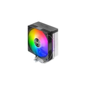Mars Gaming MCPU-X4ARGB Disipador CPU con 220W de Potencia - Ventilador PWM de 120mm - Iluminacion ARGB - 4 Heatpipes HCT - Colo
