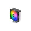 Mars Gaming MCPU-X4ARGB Disipador CPU con 220W de Potencia - Ventilador PWM de 120mm - Iluminacion ARGB - 4 Heatpipes HCT - Colo
