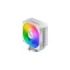 Mars Gaming MCPU-X4ARGB Disipador CPU con 220W de Potencia - Ventilador PWM de 120mm - Iluminacion ARGB - 4 Heatpipes HCT - Colo