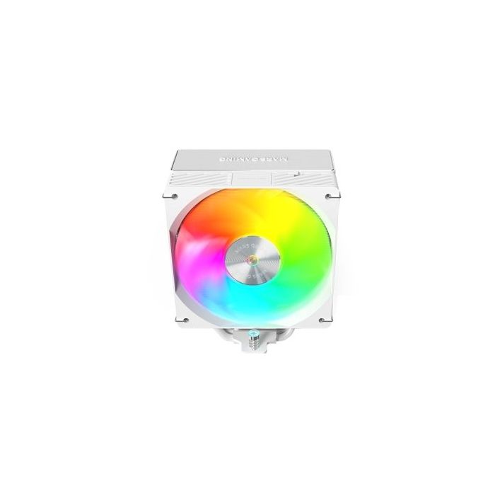 Mars Gaming MCPU-X5ARGB Disipador CPU con 280W de Potencia - Ventilador PWM de 120mm - Iluminacion ARGB - 5 Heatpipes HCT - Colo