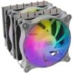 Mars Gaming MCPU-XT Disipador - Soporta CPUs hasta 300W - Doble Torre - 6 Heatpipes - ARGB Compatible - Multisocket Universal -