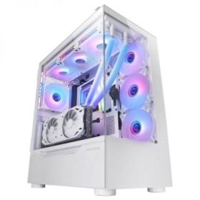 Mars Gaming MC-ULT Caja Gaming CUSTOM - Cristal Templado Panoramico - Soporte E-ATX - Capacidad para 9 Ventiladores - Camara Dua