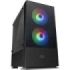 Mars Gaming MCZ Caja Minitorre Micro ATX, Mini-ITX - Panel Lateral Acrilico - Iluminacion RGB - Tamaño HDD 2.5 , 3.5  - USB-A 3.