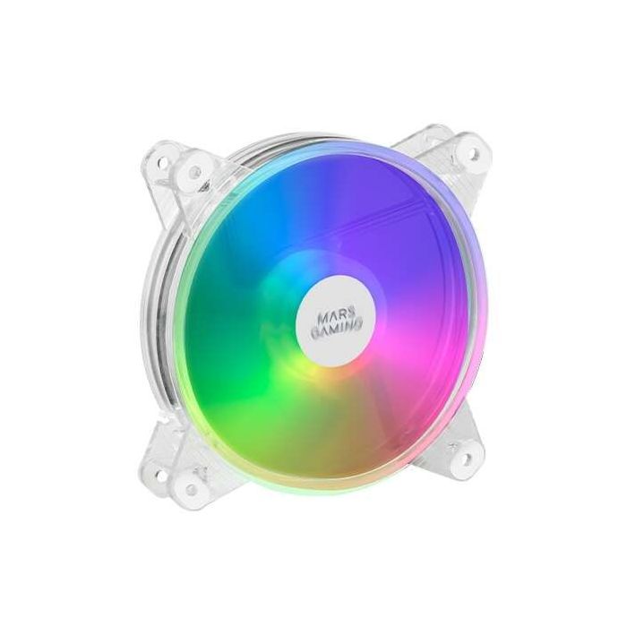 Mars Gaming Ventilador 120mm - Iluminacion RGB - Velocidad Max. 1100rpm