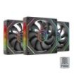 Mars Gaming MF-LINKFINITYKIT2 Pack de 3 Ventiladores de 120mm - Iluminacion ARGB Infinity Mirror - Silencioso 12dB - Modular Lin