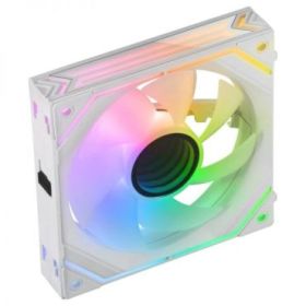 Mars Gaming MF-LINKFINITY Ventilador Modular PWM - Iluminacion Infinity Mirror 360° - Conexion Modular LINKFINITY - Control ARGB