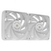 Mars Gaming MF-NCLX2 Kit de Ventiladores - Aspas Hibridas - Rodamientos FDB de Cobre - Pads Antivibracion - Conexion PWM - Flujo