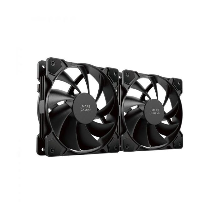 Mars Gaming MF-PWMX2 Ventilador - Ventilacion Superior - Silencio Absoluto - Tecnologia FDB - Juntas Anti-vibraciones - Sistema