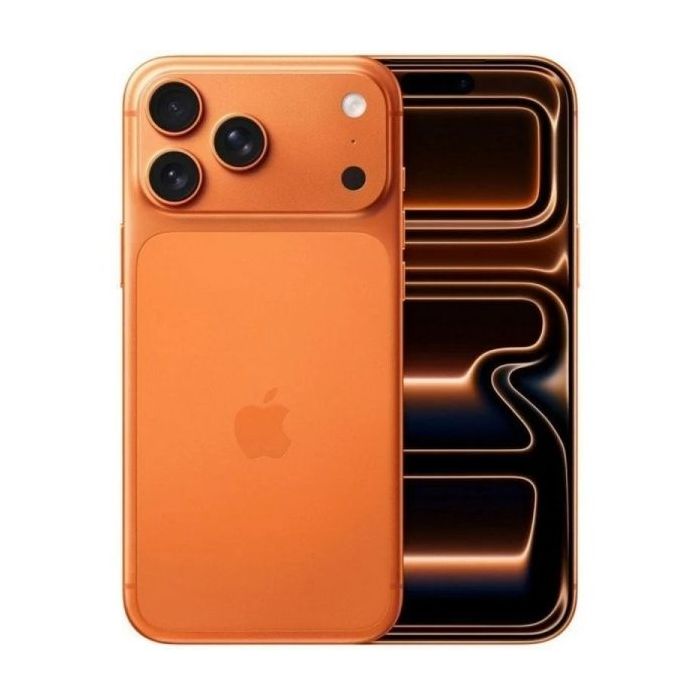 Apple iPhone 17 Pro Max Pantalla 6,9  - Chip A19 Pro - 1TB - Color Naranja Cosmico