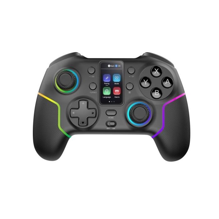 Mars Gaming MGP-V3 Controlador Inalambrico - Bluetooth - Autonomia hasta 9h - Jack 3.5mm - Luz RGB - 1000mAh - Cable USB-C de 1m