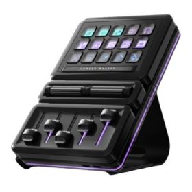Cooler Master Hub Stream Kit - Master hub 3 x Knob - Master Hub Encoder IPS Display - Streaming - Gaming - Negro