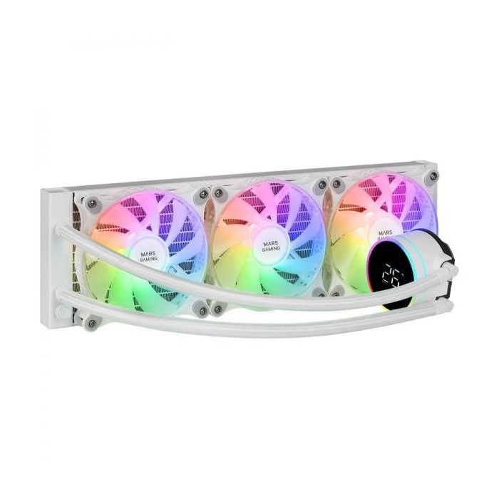 Mars Gaming ML-LCD360 Refrigeracion Liquida ARGB - Tres Ventiladores 120mm - Pantalla LCD Temperatura - Compatibilidad Multisock