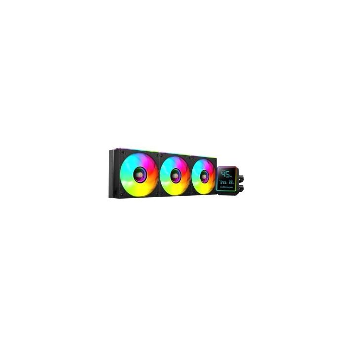 Mars Gaming ML-LCDPRO360 Kit de Refrigeracion Liquida - Potencia 600W - Pantalla LCD 2.8  - Bomba Opti-Chamber - Iluminacion ARG