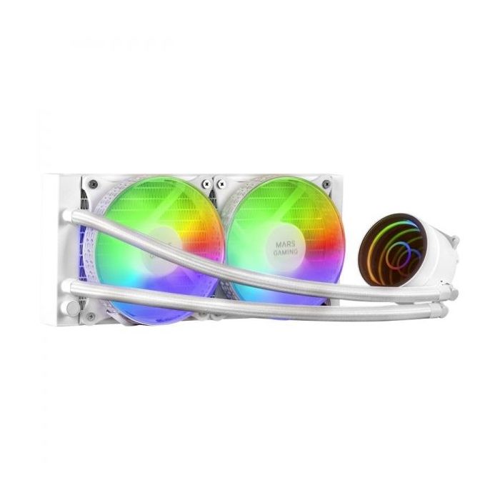 Mars Gaming ML-ONE240 Kit de Refrigeracion Liquida - Potencia 400W - Espejo Infinito FRGB - Bomba OPTI-CHAMBER - Ventiladores Si