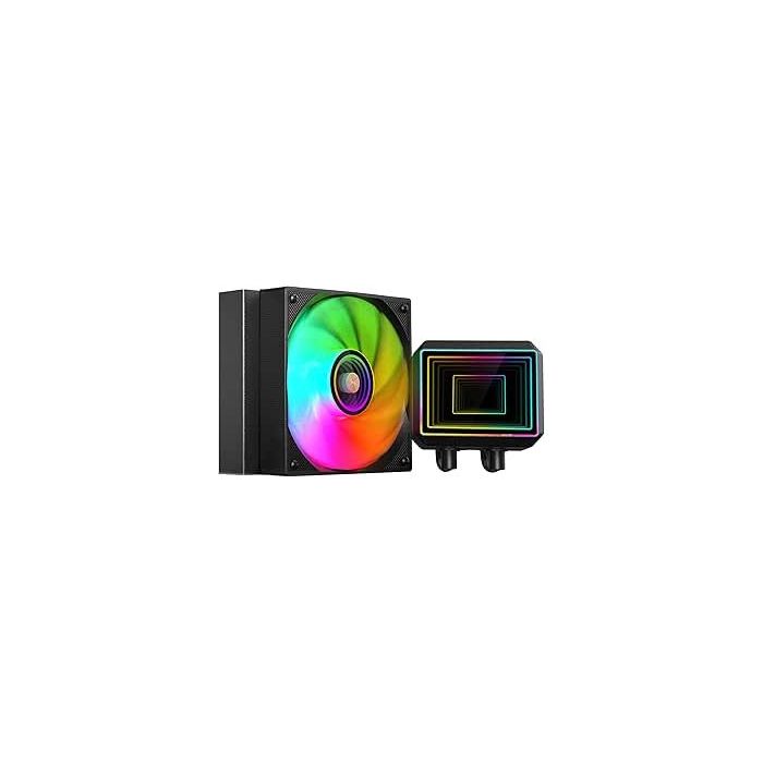 Mars Gaming ML-TWO120 Kit de Refrigeracion Liquida - Potencia 300W - Iluminacion ARGB Infinity Mirror - Bomba Opti-Chamber - Col