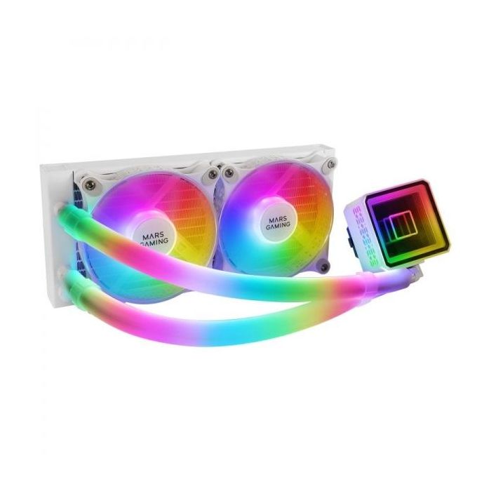 Mars Gaming ML-ULTRA240 Kit de Refrigeracion Liquida - Potencia 500W - Bomba OPTI-CHAMBER Gen 3 - Iluminacion ARGB 360º - Ventil