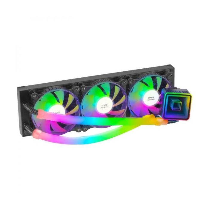 Mars Gaming ML-ULTRA360 Refrigeracion Liquida - 650W TDP - Tecnologia OPTI-CHAMBER 3rd Gen - Iluminacion ARGB - Ventiladores Sil